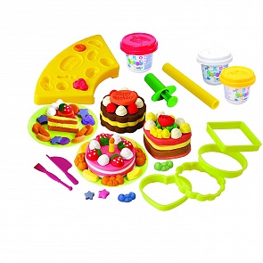 Набор с пластилином Пирожные (Playgo, Play 8586veg)